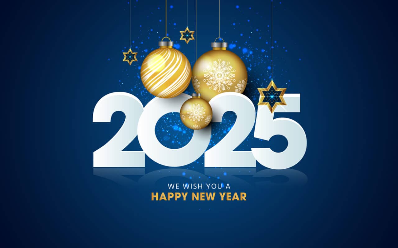 2025 Happy New Year Graphic