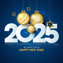 2025 Happy New Year Graphic